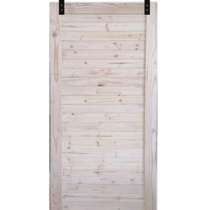 Horizontal Slat Barn Door Including 2000mm Rail System