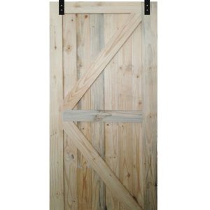 K Brace Barn Door Including 2000mm Rail System