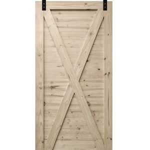 X Brace Barn Door Including 2000mm Rail System