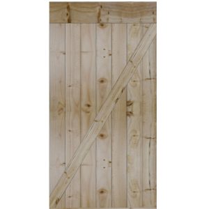 Z-Brace Plank Barn Door Only